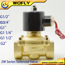 Max. 1,0MPa 1/8 ~ 2 Zoll BSP / NPT Gewinde 12v / 24V / 220V normalerweise geschlossenes Wassermagnetventil für Waschmaschine